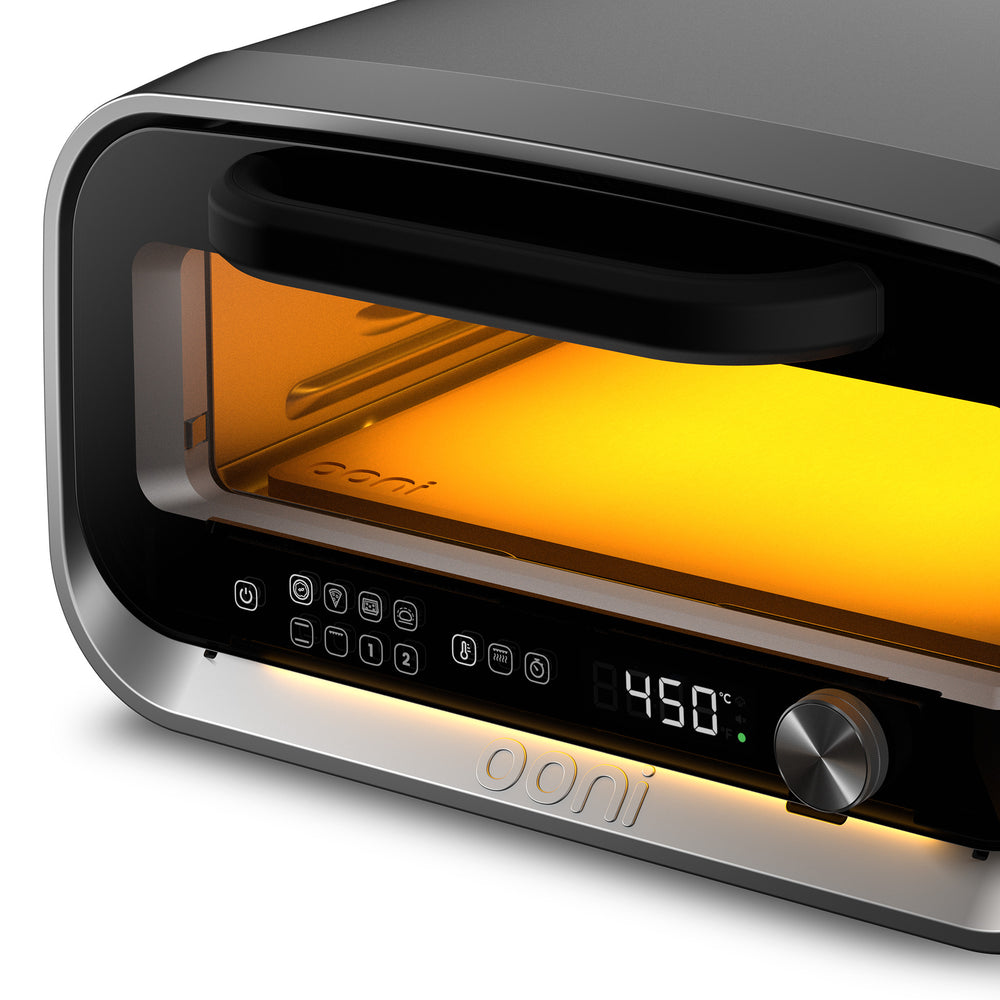Interface digitale du Ooni Volt 2 affichant 450 °C