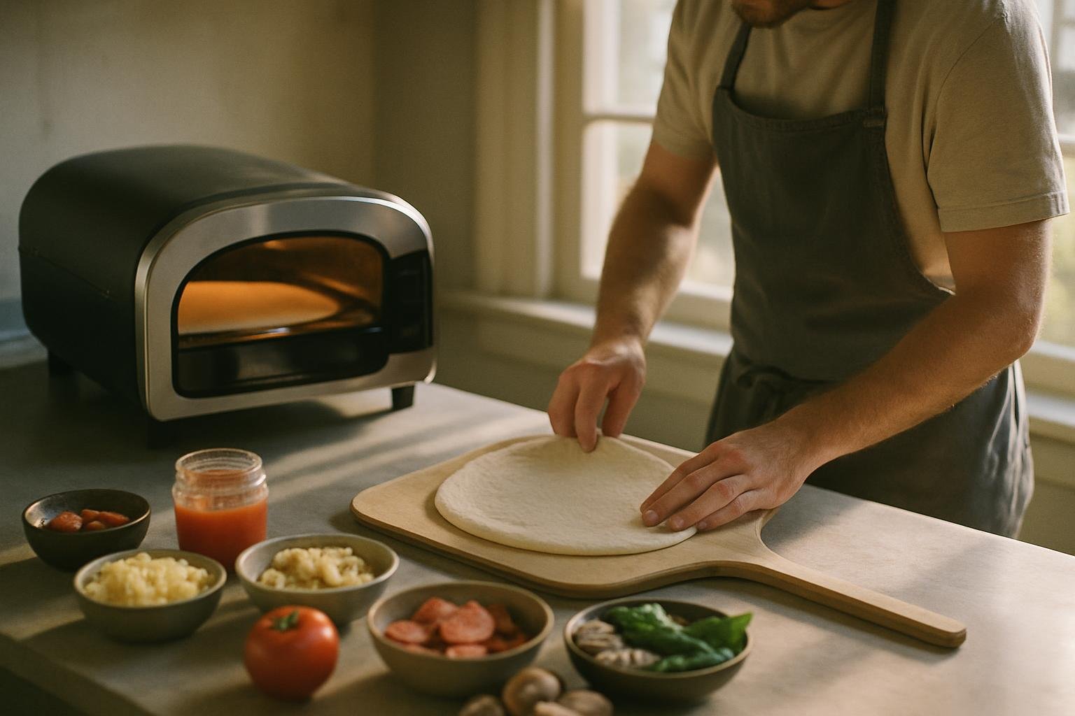 Préparation de délicieuses pizzas dans un four électrique, conseils et astuces.